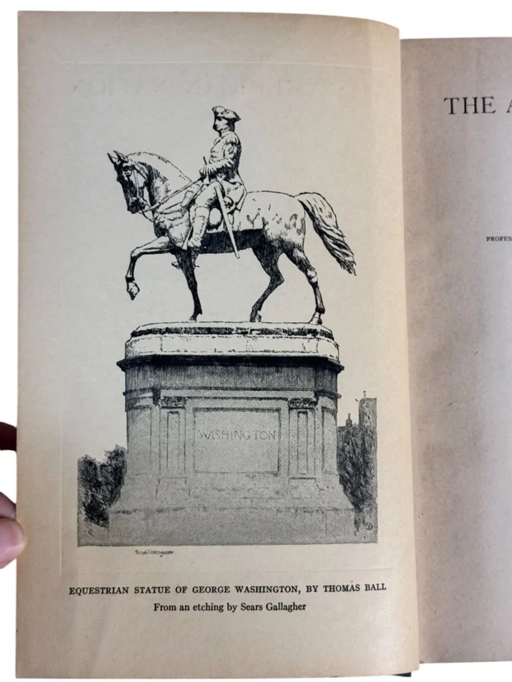 The American Nation By Richard Purcell Antique HC 1933 Historical Text Catholic